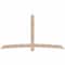 Ekena Millwork Bellingham Smooth Timber Gable Bracket, Douglas Fir, 108"W x 58"H x 5 1/2"D x 5 1/2"F, 13/12 Pitch GBW108X58X0606BEL00SDF - alternate 1